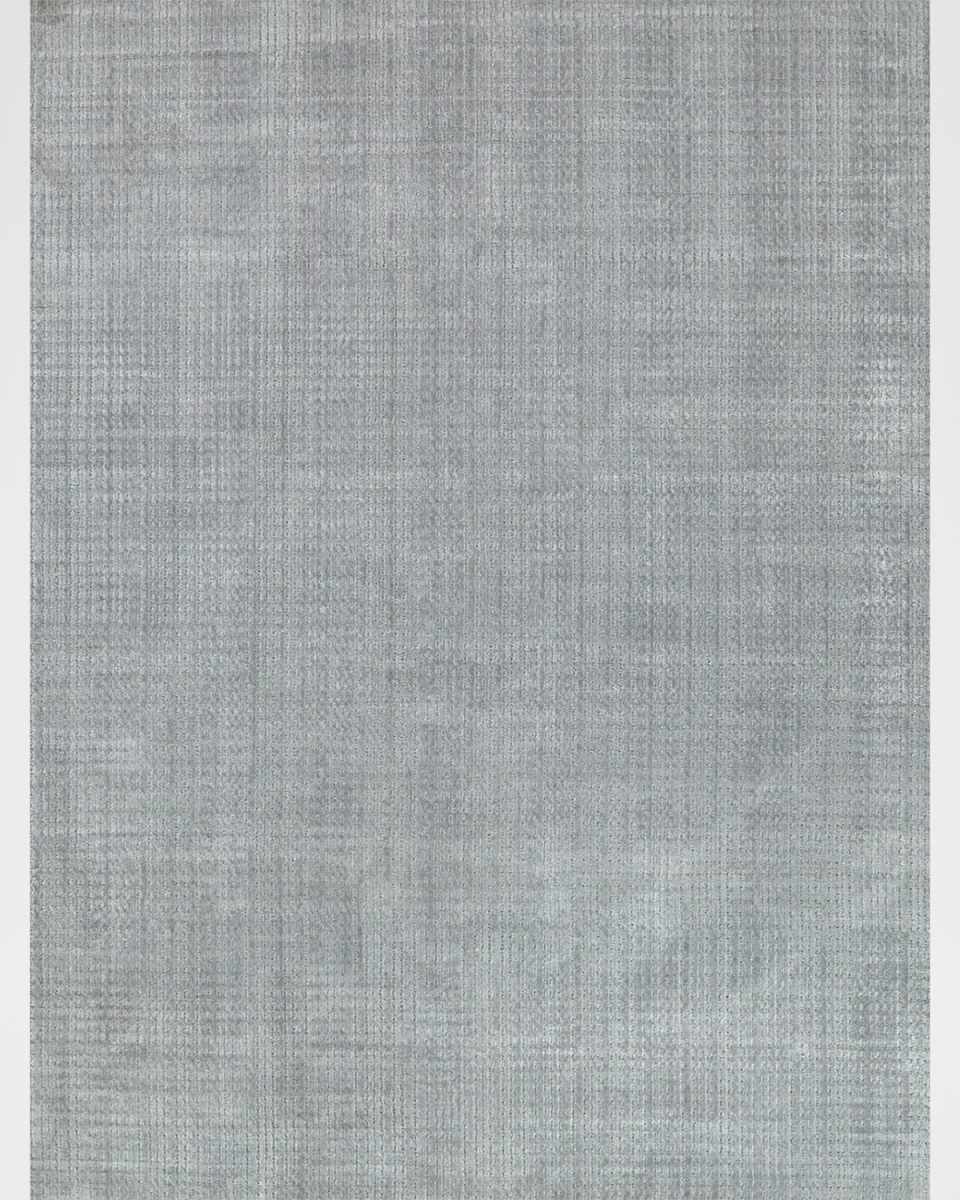 Cabrini Hand-Loomed Silver Rug, 4' x 6'